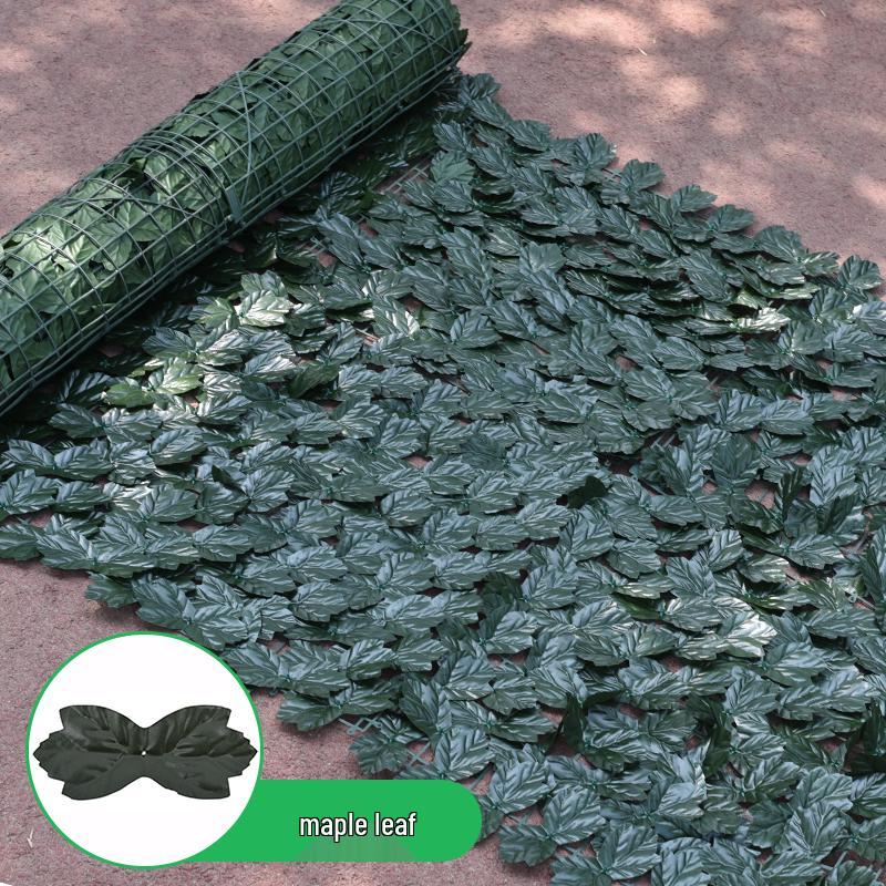 Artificial Green Plant Fence Vines & Ceiling Decoration Sunshade Net