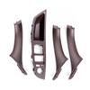 Carbon Fiber Inner Handle for F10 F11 F18 BMW 5 Series Armrest Pull Trim Cover 7 Pcs Set 51417225875 51417261933 51417225879