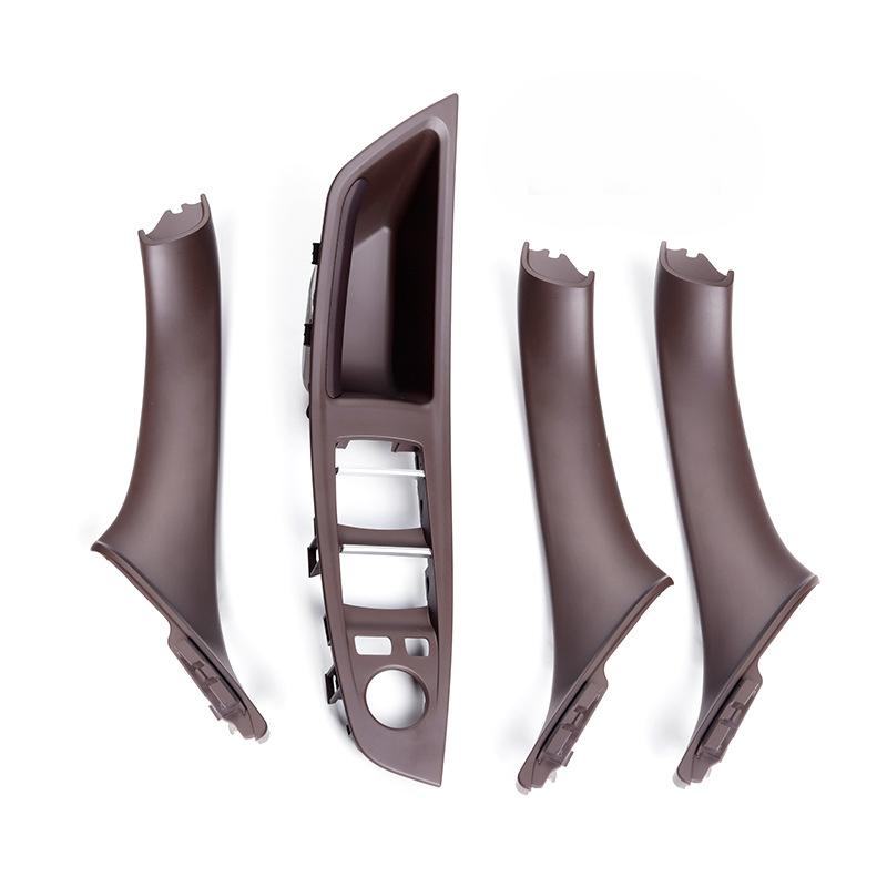 Carbon Fiber Inner Handle for F10 F11 F18 BMW 5 Series Armrest Pull Trim Cover 7 Pcs Set 51417225875 51417261933 51417225879