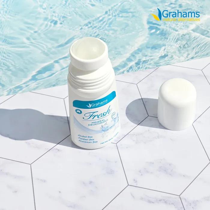 Natural Mineral Deodorant Roll-on 65mL (4 Types)