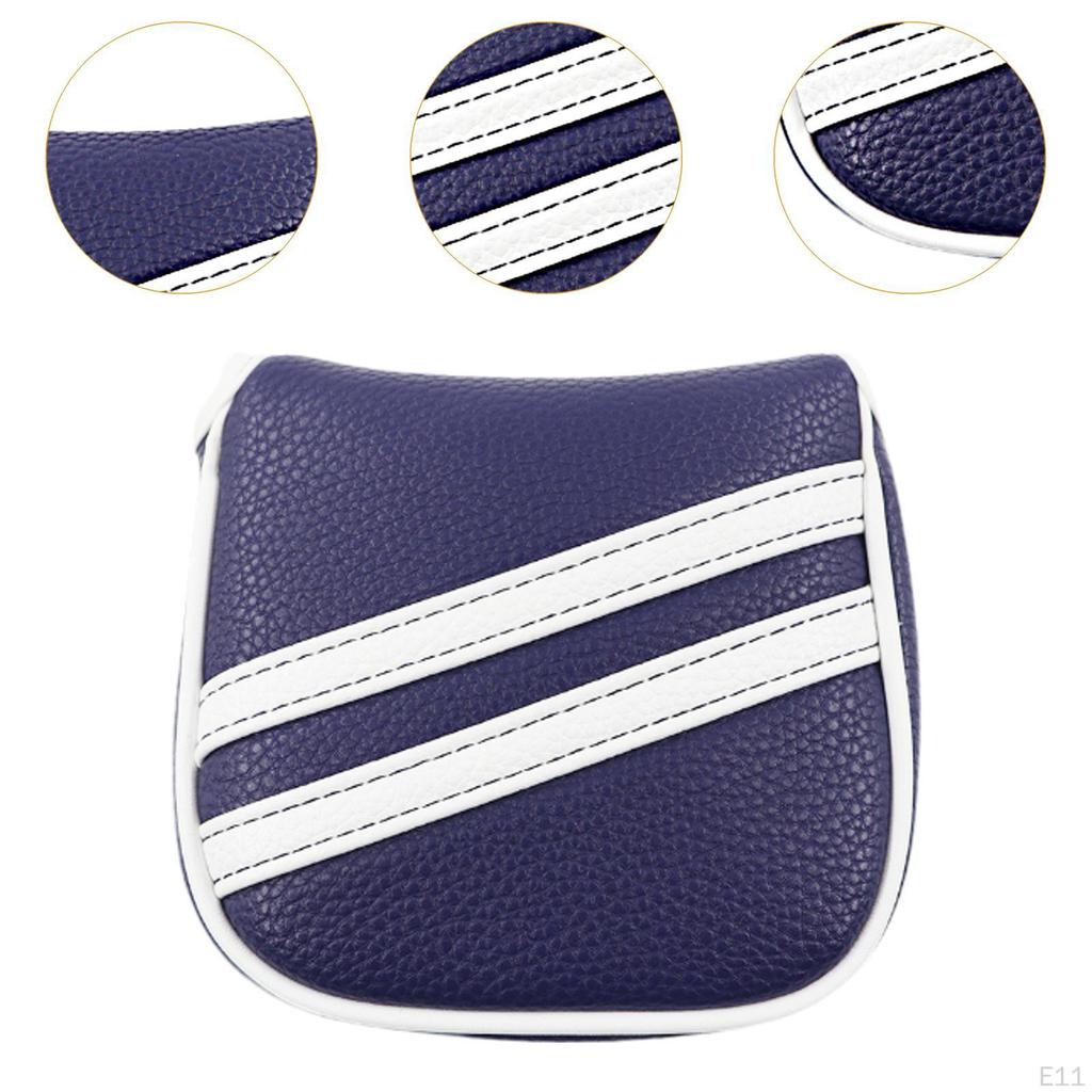 Golf Club Head Cover, PU Leather Headcover, Gift Choice for Adults