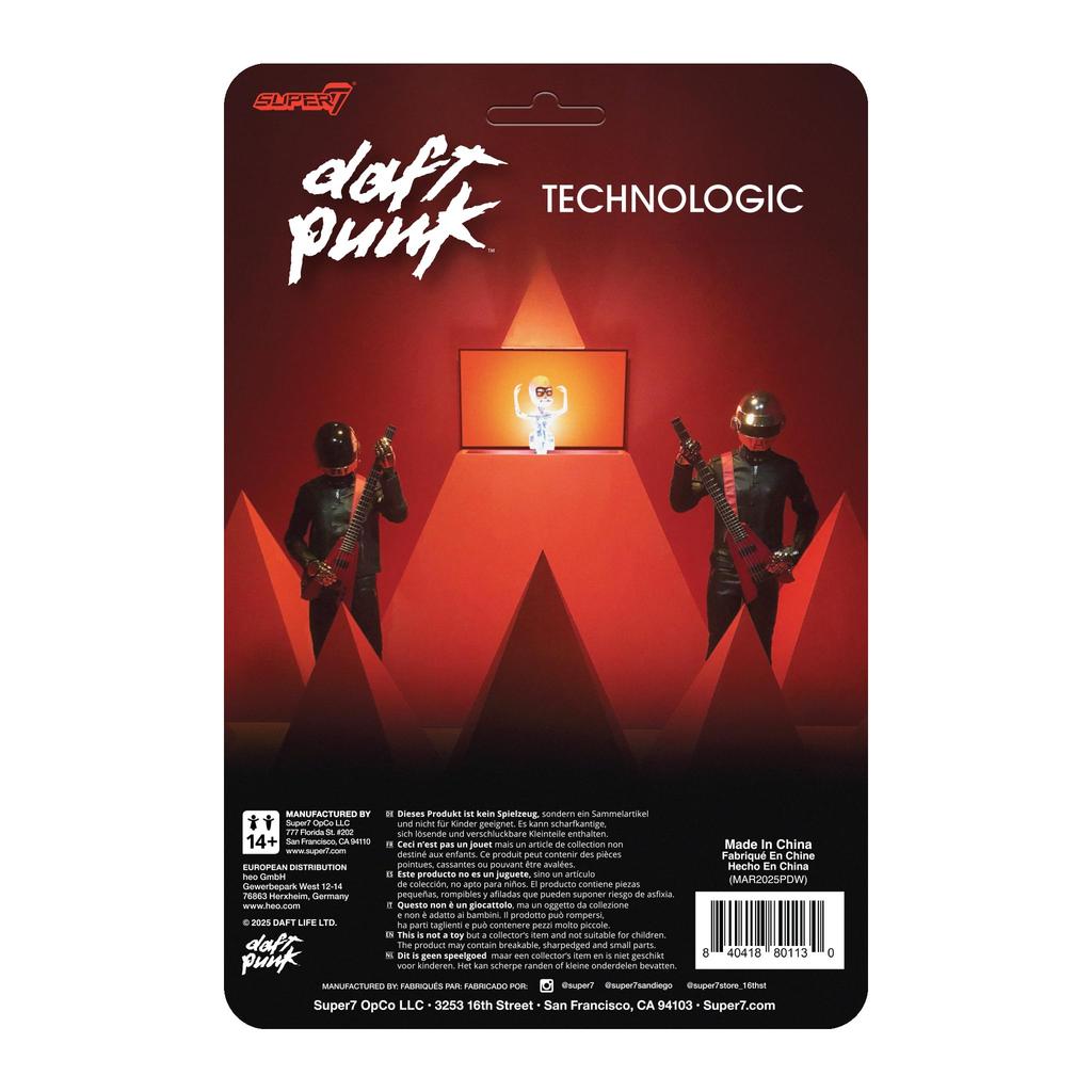 Super7 Daft Punk Reaction Figures Wave 01 Human Afterall Action Figure -