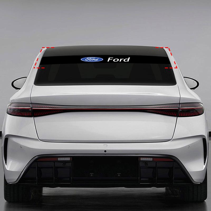 Car Windshield Sticker Fashion Sport Decals Decoration Sticker For Ford Focus Mondeo Kuga Fiesta MK7 Escort Explorer Edge 2 4 MK2 MK4
