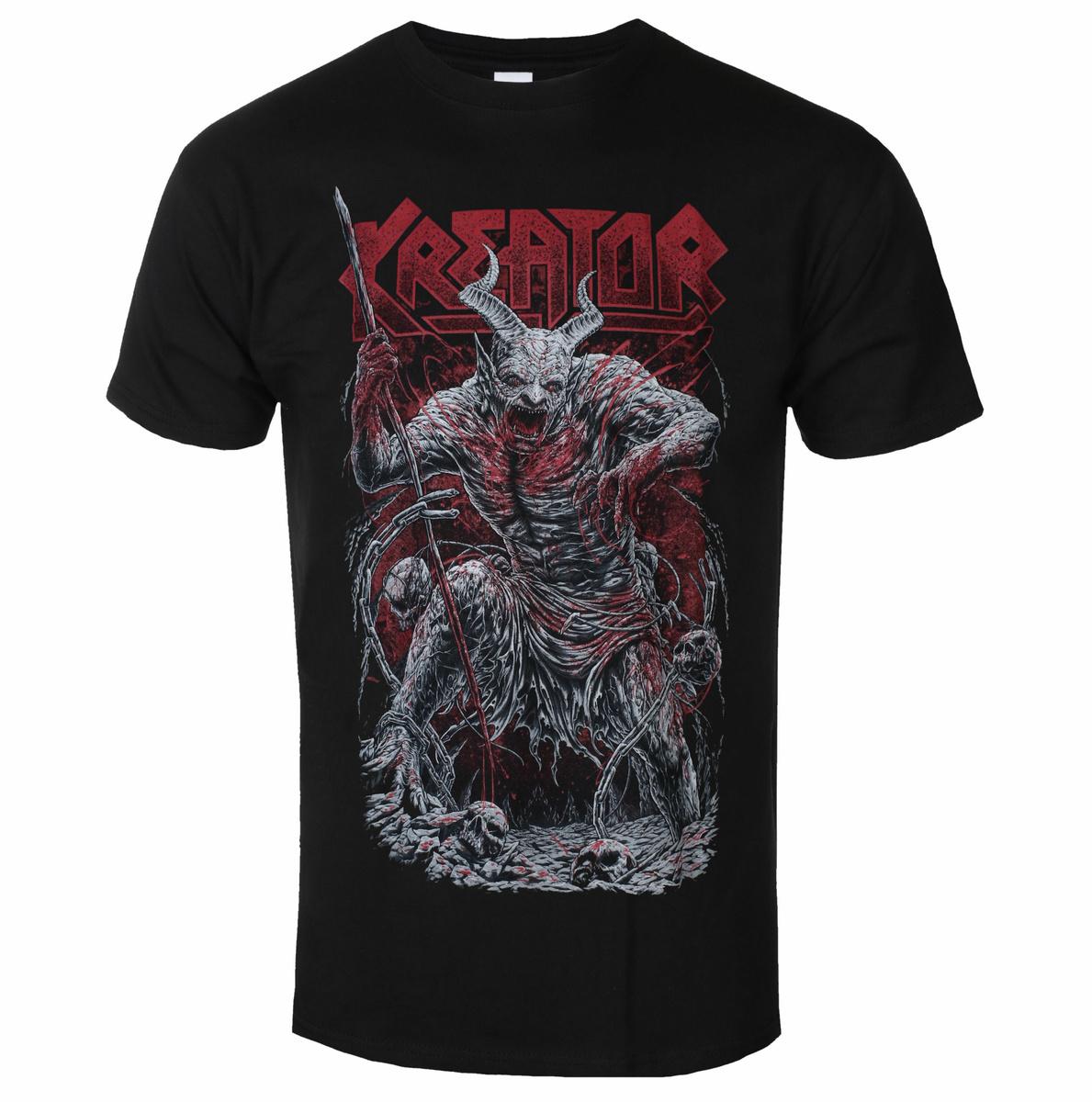 Kreator Enemy Of Chaos Printed Tshirt Thrash Metal Band Style Daily Tshirt Suitable For Both Unisex And Unisex L
