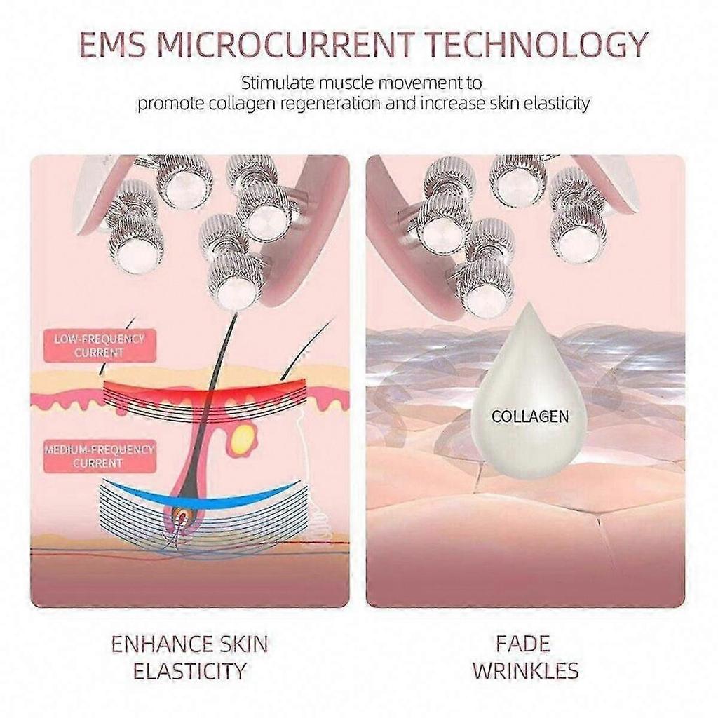 EMS Face Massager Roller for Double Chin Removal & V-Shape Lifting - Skin Care Device
