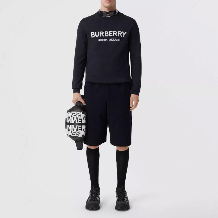 Burberry Logo Intarsia Wool Blend Sweater 80511281