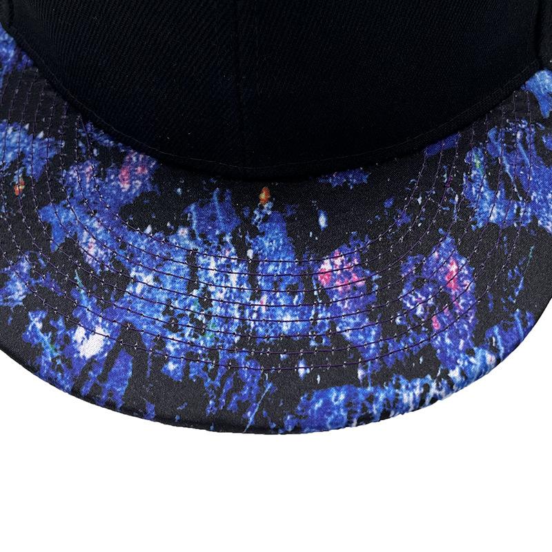 Solid Color Simple Fashion Baseball Cap Men And Women Starry Sky Cool Flat Hip-Hop Hat