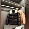 Autumn and winter new original standard M Mengjia towel embroidered letter LOGO warm short white duck down jacket women