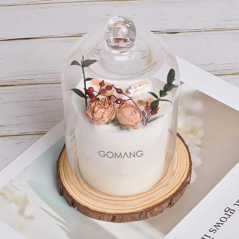 

Golden Bell Glass Scented Candle Soy Wax Free Valentine’s Day Set Candle Souvenir