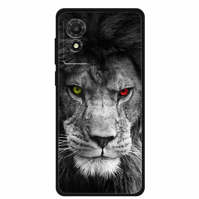 Etui na TCL 501 2024 Miękkie Etui Silikonowy Tylny Pokrowiec na TCL T433D Ochronna Obudowa Etui na TCL 501 Etui Kreskówkowe Zwierzątko TCL501
