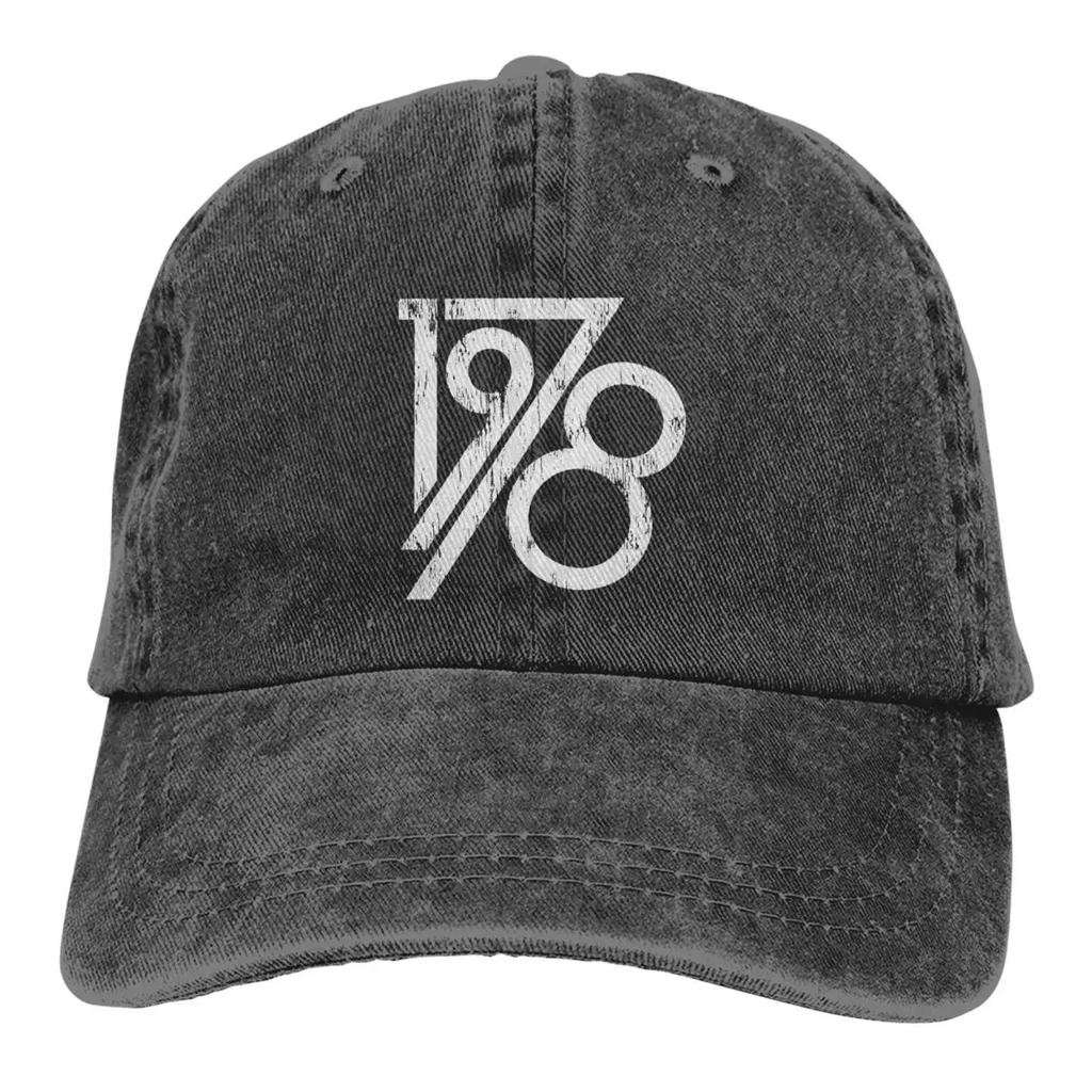 Retro Vintage 1978 Dárek k narozeninám Baseballové čepice Módní Opotřebovaná Praná Snapback Klobouk Unisex WoUnisex Letní Padnoucí Čepice Klobouk