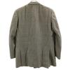 Lanvin Wool Glen Check Tailored Jacket Gray Men's Used
