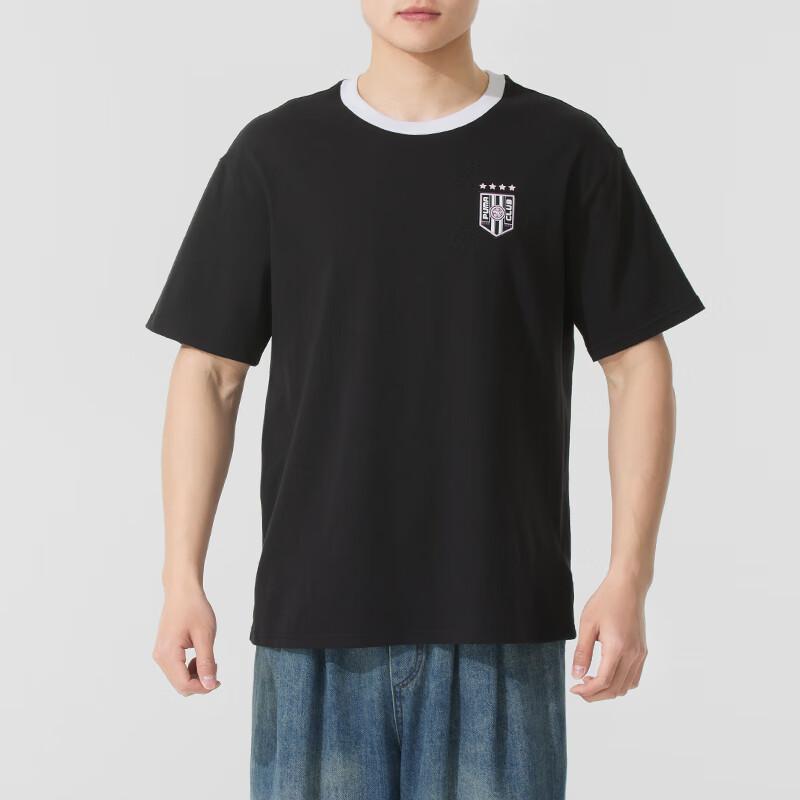 Puma Training Comfortable Breathable Casual Short Sleeve T-Shirt Unisex Tops Black 631722-01