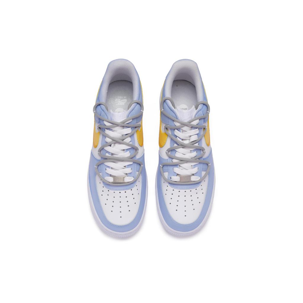 Nike Air Force 1 Low 811 Manufacturing Low top Skateboard Shoes Men's White Purple Yellow CW2288-111(Team80-)