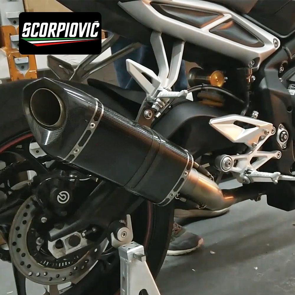 Triumph 765 Titanium Alloy Exhaust System Set (2017-2024) - Non-Destructive Install