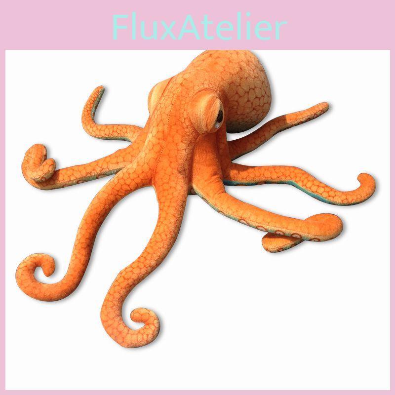 Extra Large Simulation Octopus Stuffed Animal Toy Plush Doll Perfect For Home And Car Decor