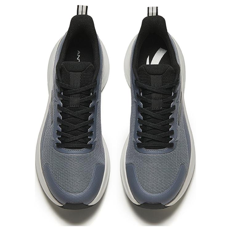 Anta Patogūs Universalūs Smūgius Sugeriantys Patvarūs Žemo Aulo Bėgimo Batai Vyrams sportbačiai Pilki Juodi 112425541-4