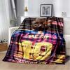 Coperta in Flanella Leo Messi Stella del Calcio per Adulti Bambini Decorazione Divano Letto Coperta da Viaggio Portatile Regalo Perfetto