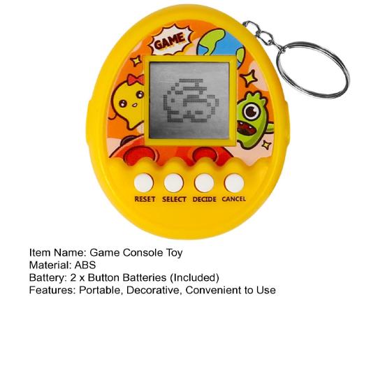 Elektronische Haustiermaschine Niedliche Muster Interaktiv Mini Virtuell Nostalgie Hand-Auge-Koordination ABS Füttern Haustiere Spiel Schlüsselanhänger Kindergeschenk