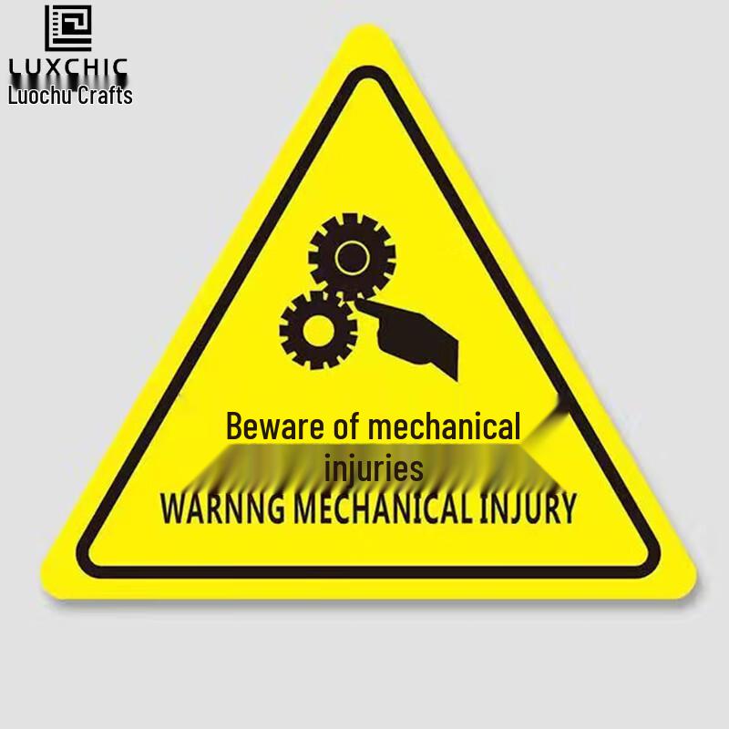 Luxchic Industrial Safety Warning Decals
