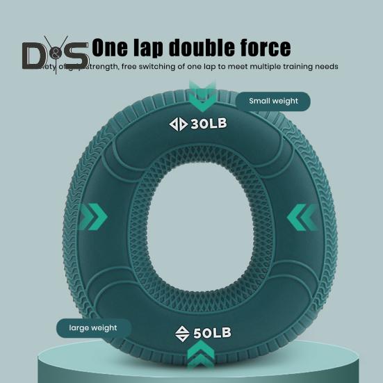 Pierścień do treningu siły silikonowej, antypoślizgowy pierścień do treningu przedramion i palców, koło do wzmacniania dłoni, przenośny trening rehabilitacyjny dłoni