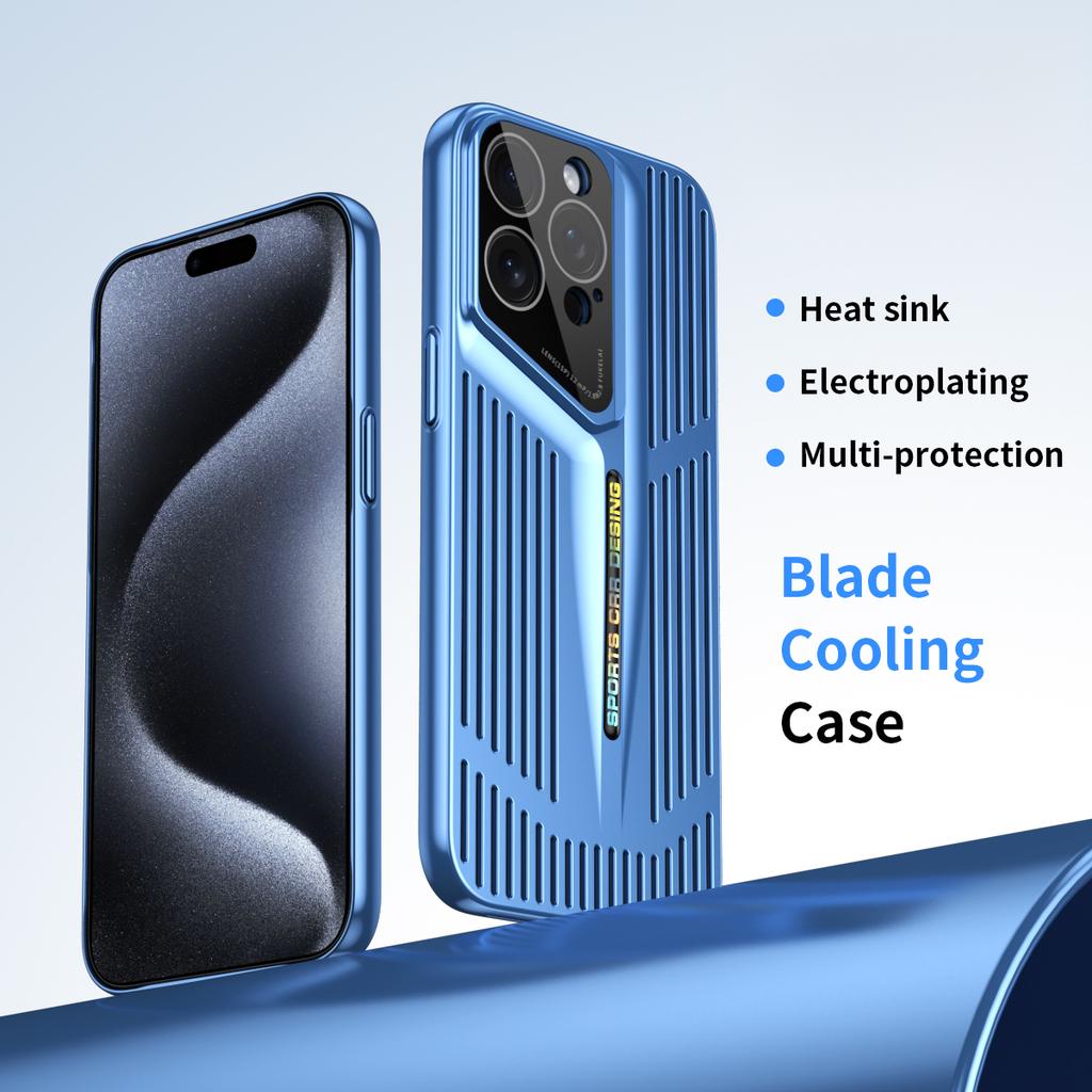 Pentru Husă iPhone 16 Pro PC Dur Disipare Căldură Gol Husă Telefon Răcoritoare Respirabilă