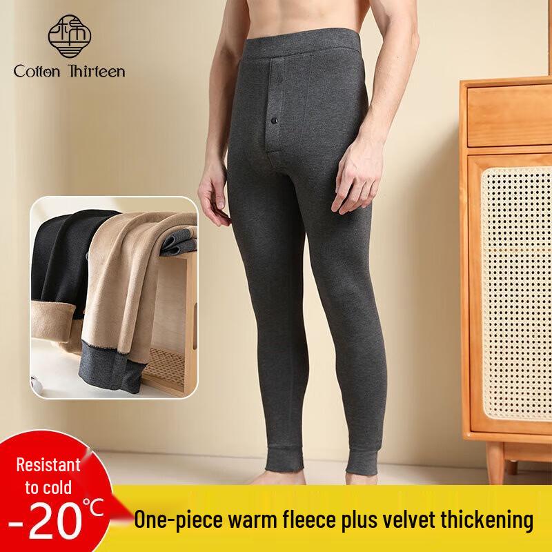 

Мужские утепленные термобрюки на флисовой подкладке 4XL (170-190 catties)