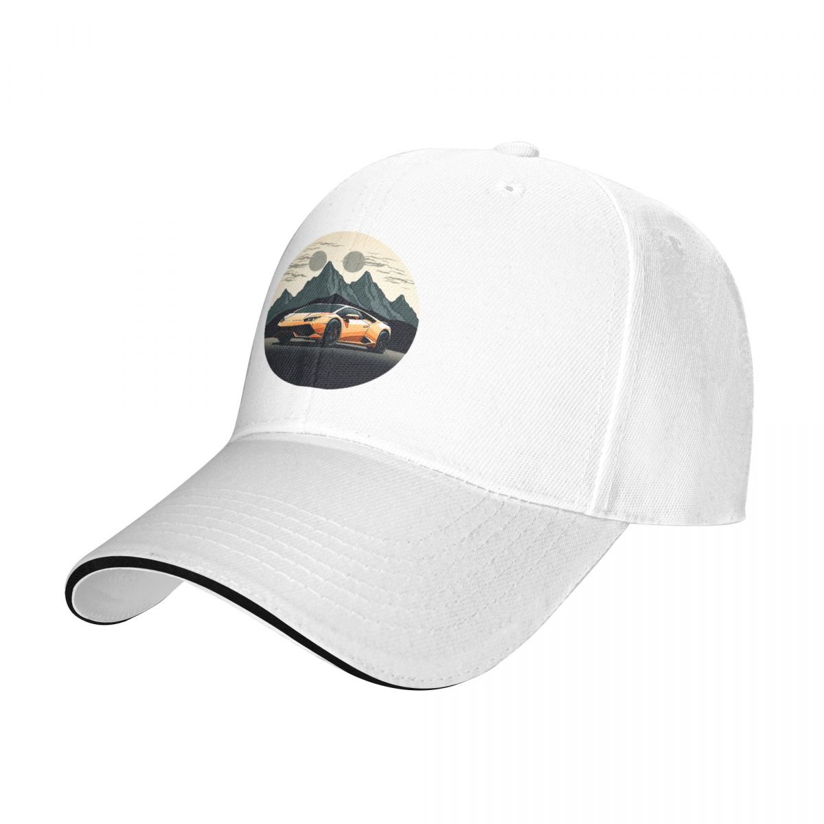 

Благородный спортивный автомобиль, бейсболка, простой круг, минималистичный скейт, дешевая шляпа дальнобойщика, крутой дизайн, мужские бейсболки One Size