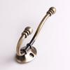 10Pcs Coat Hooks Antique Hanger Up & Down Double-hook European Hat Hanger Heavy Duty Robe Holder Towel Hooks with Screws