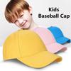 Students Kids Baseball Cap Summer Children Peaked Caps Travel Sun Hat Solid Color Boy Girl Snapback Hat Hip-Hop Hat Dropshipping