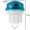 Indicatore Luminoso Allarme Amo da Pesca Luce Notturna Canna da Pesca Sensore di Impatto Allarme di Rilevamento ad Alta Sensibilità