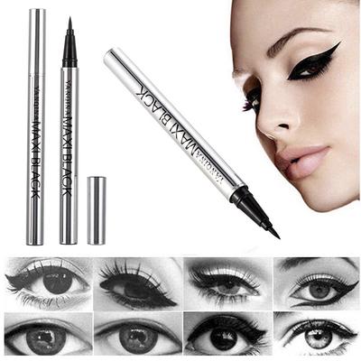 Ultimate Black Eye Pencil Long Lasting Waterproof Eyeliner Stain Resistant Cosmetic Beauty Makeup Liquid