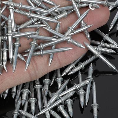 10-300pcs Double Headed Mud Nail For Seamless Wood Paneling Non-marking Nail Cement Nails Double-headed Nails Skirting Line Wood
