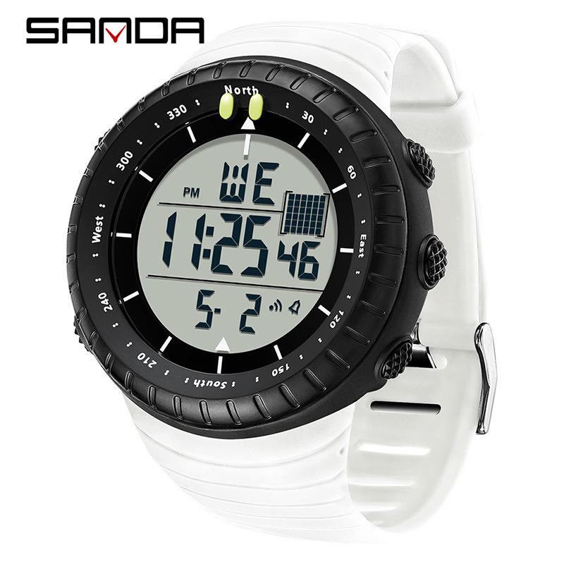 Sanda Cold Light Large Screen Waterproof Digital Sports Watch