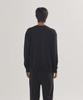 PALAP Signature Logo Embroidered Oversized Sweatshirt_Pl24S3Mt002_Bk