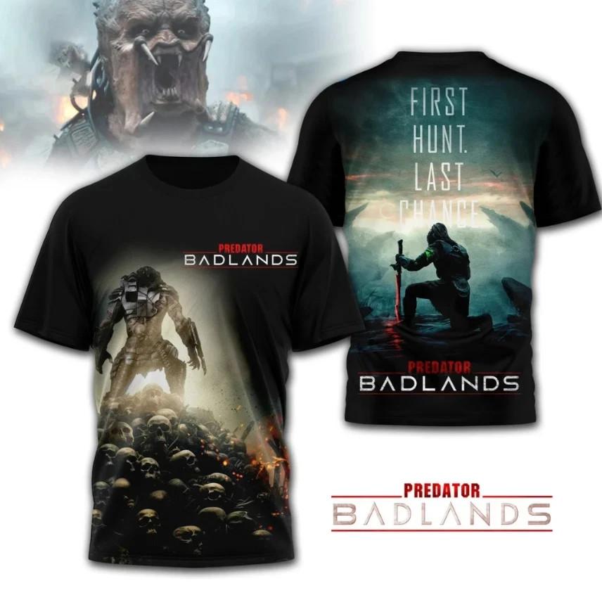 Predator Badlands First Hunt Last Chance 3D T-Shirt S