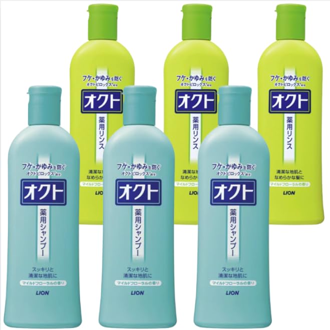 

[Set of 6] Octo Medicated Shampoo 320ml x 3 + Medicated Conditioner 320ml x 3