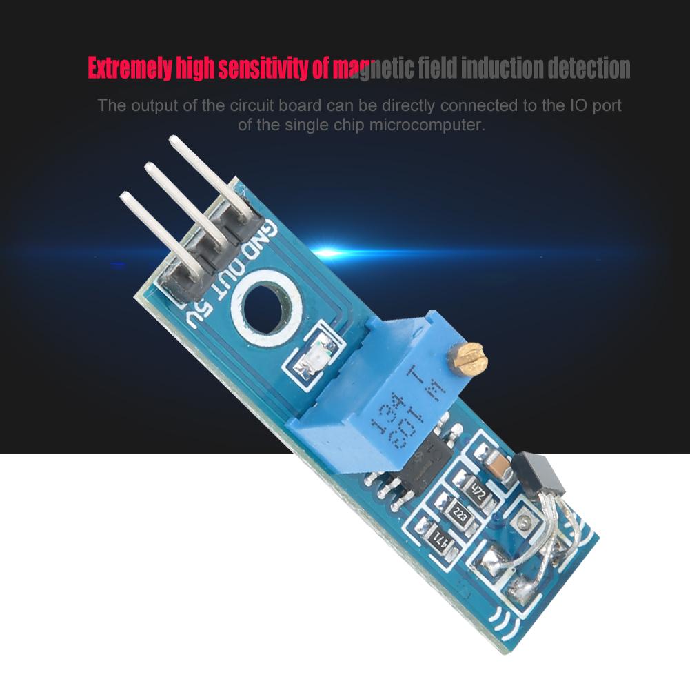 10PCS Hall Switch Magnetic Sensor Modules Speed Counter Detection for Intelligence Car