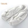 Women Winter Coat Thick Stand Collar Double-sided Fleece Neck Protection Zipper Closure Solid Color Long Sleeves Heat Retention Outdoor Jacket