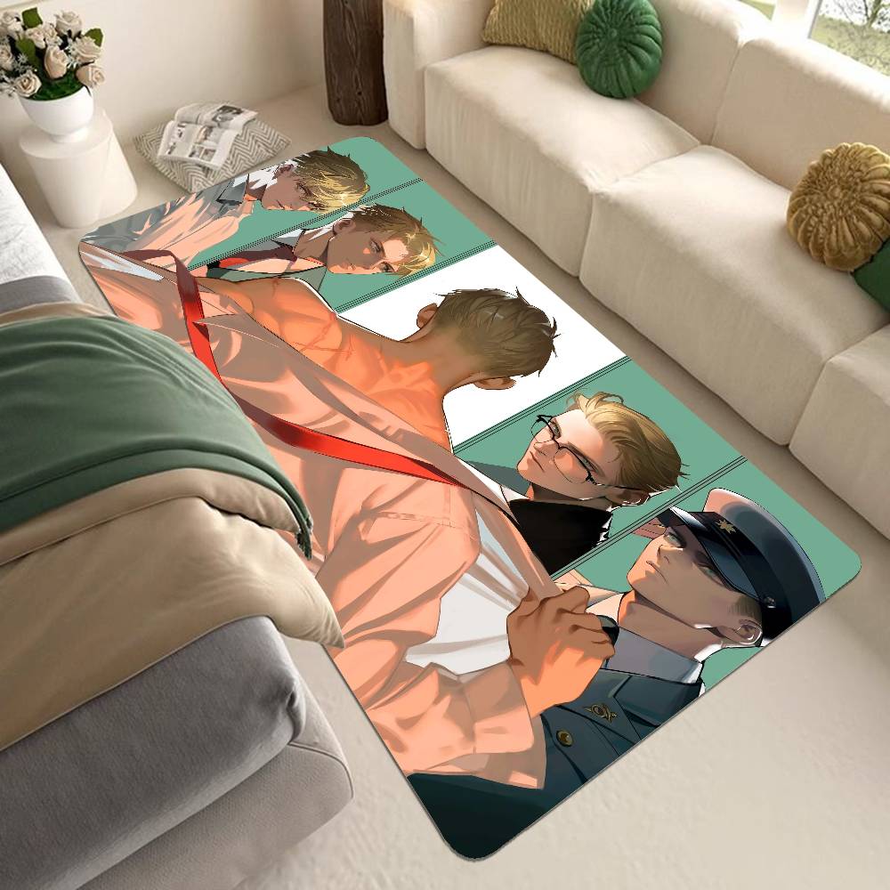 Comedy Anime Spy X Family Kitchen Mat Kids Room Bedroom Decoration Balcony Anti-Slip Doormat Living Room Alfombra
