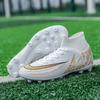 Soccer Shoes for Men Society Original Soccer Shoes Unisex Non-Skid Professional Sports Outdoor Long Spikes Football Field Boots