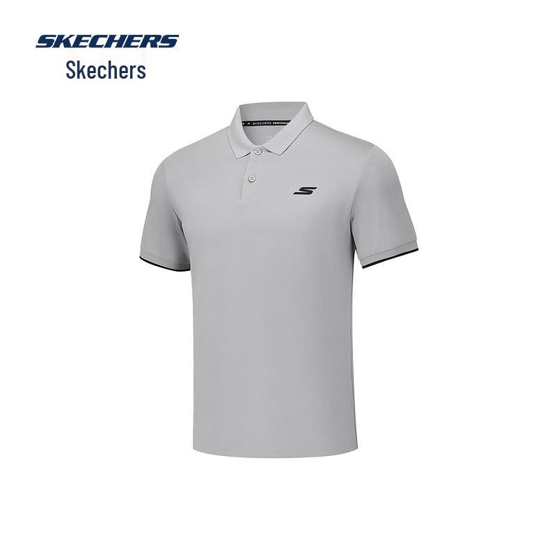 Skechers Men's Knitted Short Sleeve Polo Shirt P226M006