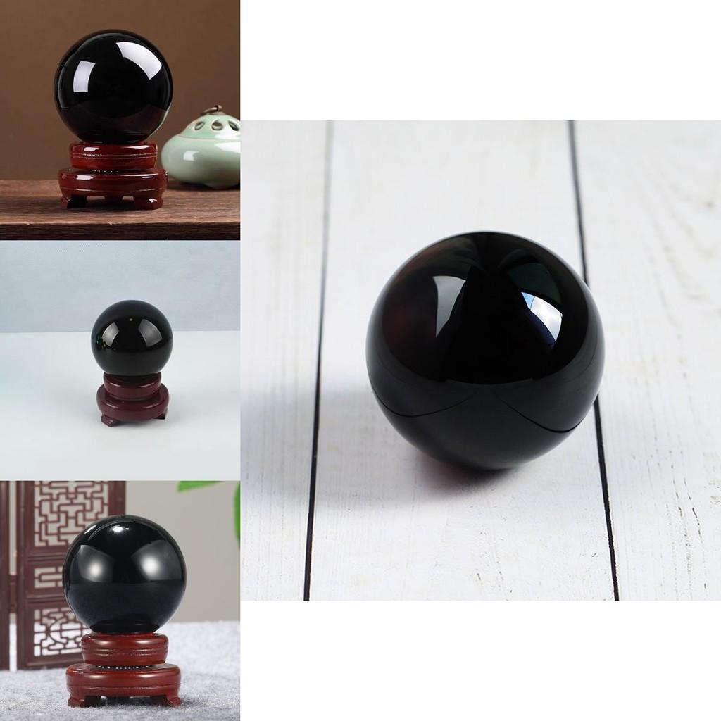 Einfarbige Kristallkugel mit Sockel für Geschenke und Innendesign