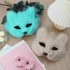 Eye Mask Fluffy Long Hair Mask Fox Mask Synthetic For Cosplay Events Adult Costumes Carnivals