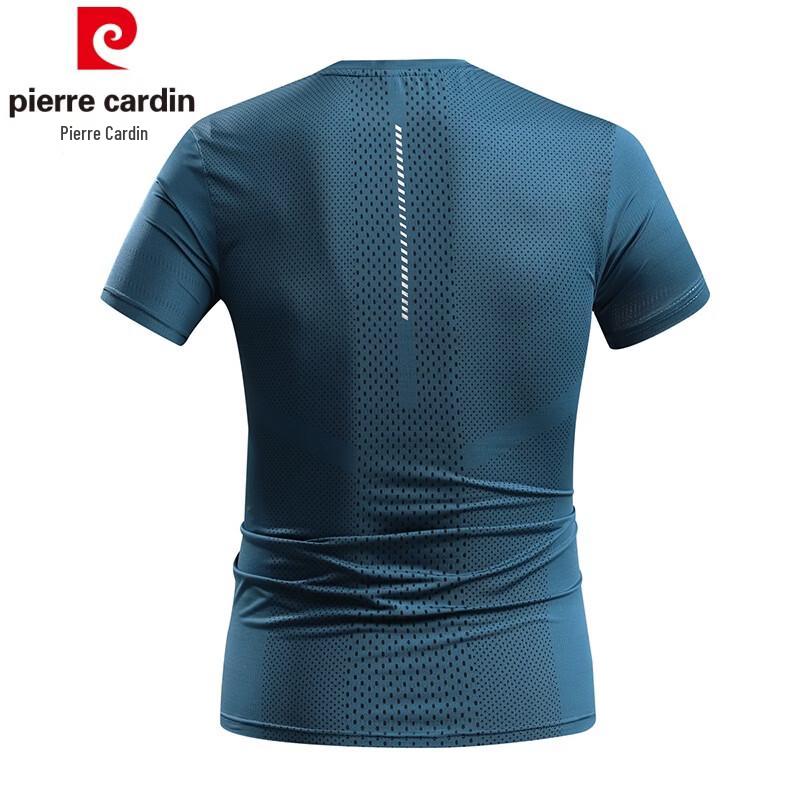 Pierre Cardin Men s Ice Silk Quick-Dry Mesh T-Shirt 5XL озеро синий
