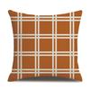 Thanksgiving Linen Pillowcase Autumn Pumpkin Print Pillow Cushion Cover