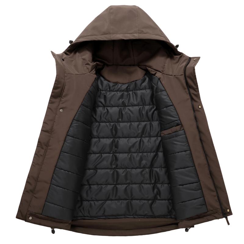 Plus Size 5XL-11XL Fashion Men's Oversize Parkas Winter Coat Hooded Casual Loose Thick Warm Winter Jacket