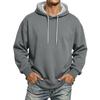 Men's Winter Hoodie with Warm Casual Pullover for Cold