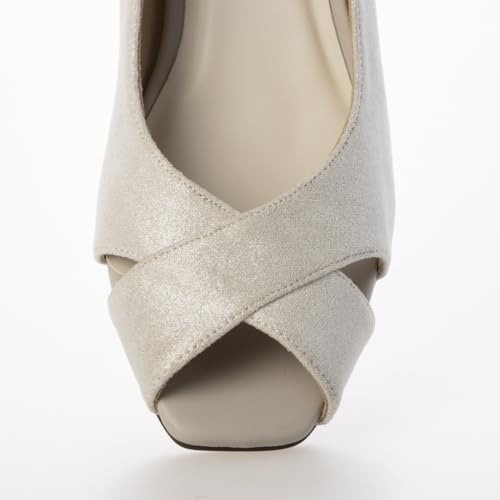 Pitti Women's Silver Pheasant Pumps, Size 24.5cm, PDAM54001