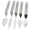 5 Pcs Chocolate Decorating Tool Set Premium Stainless Steel Scraper Ideal for Cake Mousse Cream Decoration Ergonomic